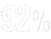 Ninety-two percent