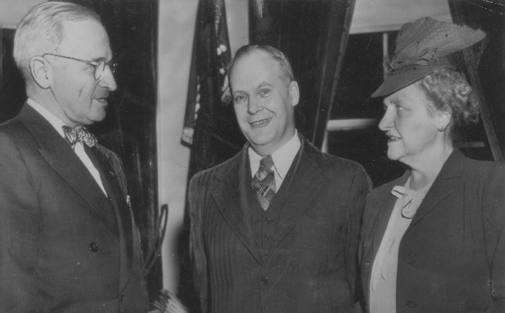 photo: Frances Payne Bolton with President Truman