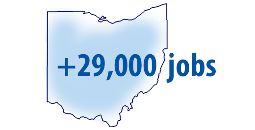 Infographic: Ohio Insurance Industry - 2016-2024 - plus 29,000 jobs and higher in metropolitan areas