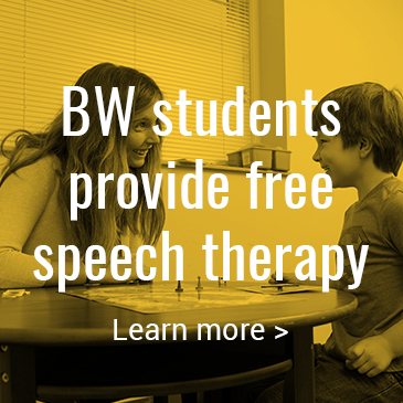 BW students provide free speech therapy: Click to learn more