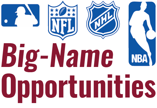 Big-Name Opportunities for Sport Management Students and Alumni Big-Name Opportunities for Sport Management Students and Alumni