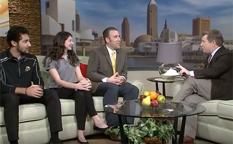 Baldwin Wallace students and faculty on Donovan Live