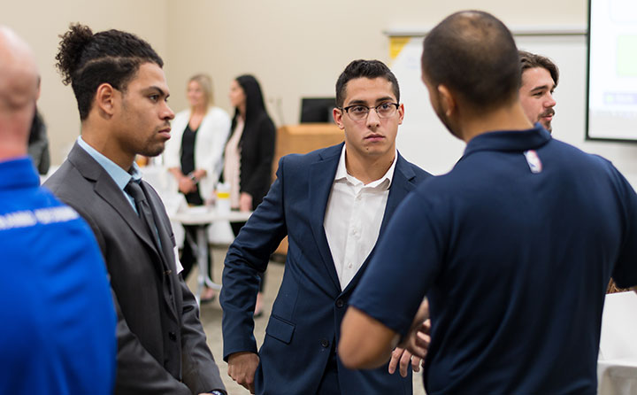 New Bw Career Captains Event Links Student Athletes To Alumni