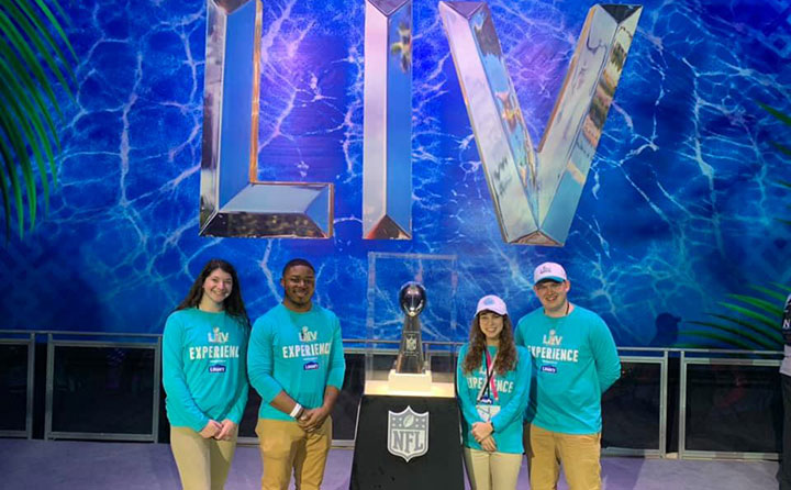 BW students work Super Bowl LIV