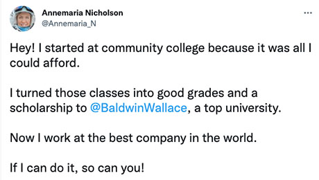 none transfer graduate Tweet