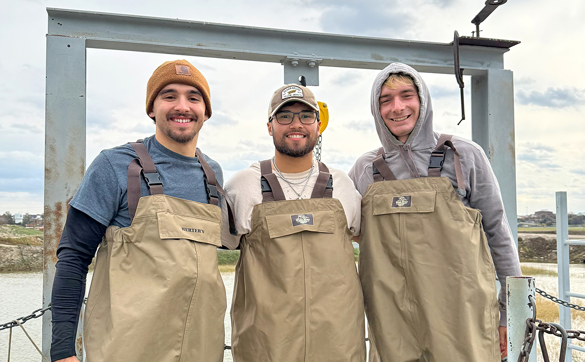 Trio of engineering students