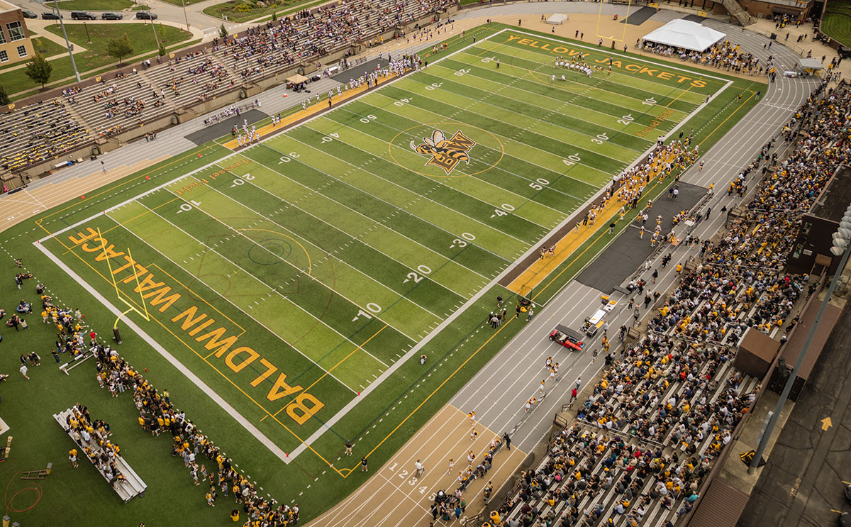 Finnie Stadium aerial view