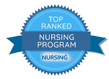 Top Ranked Nursing Program badge