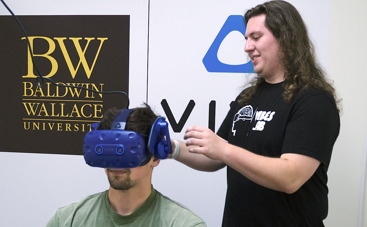 VR lab with students
