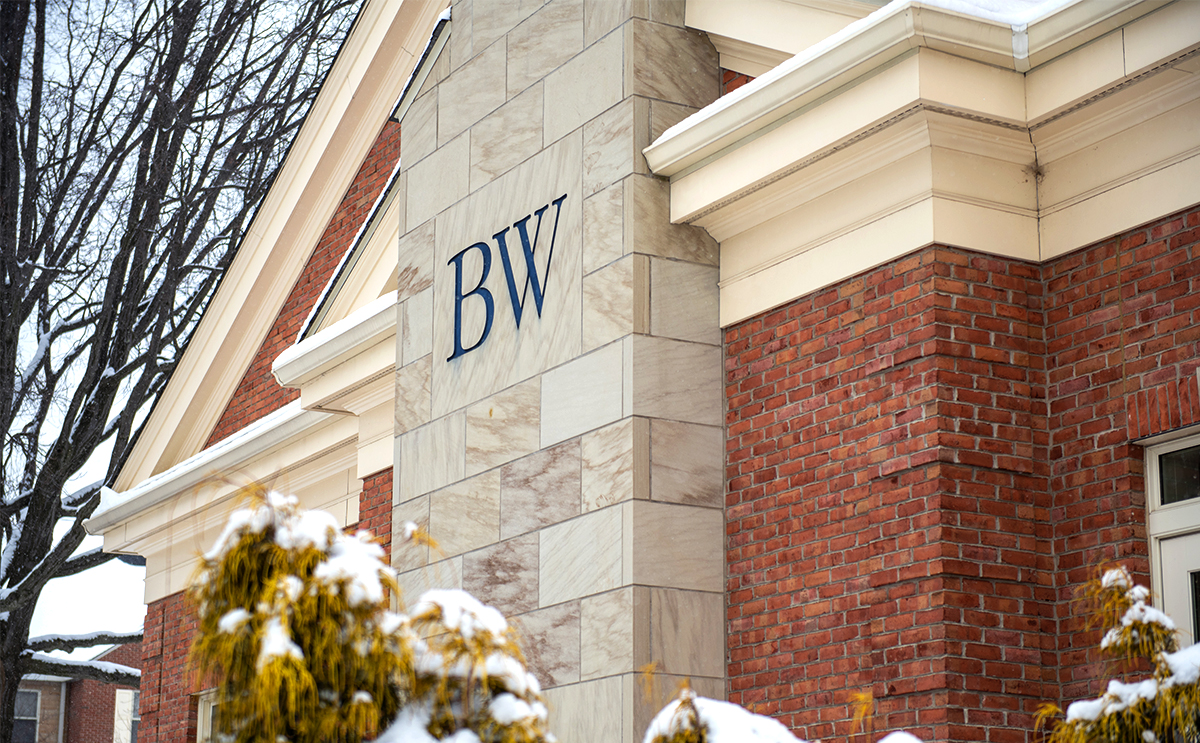 BW campus in winter