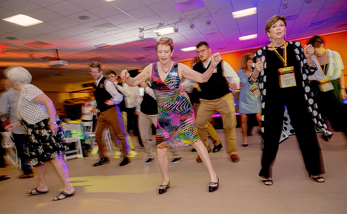 Dancing at reunion
