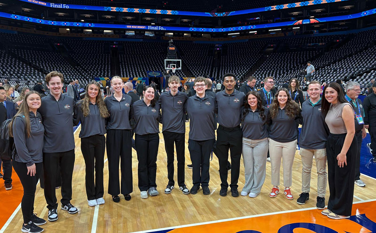 BW students at the Women's Final Four in Arizona