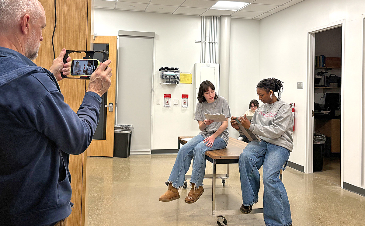 Interactive Cyber Theatre-filming