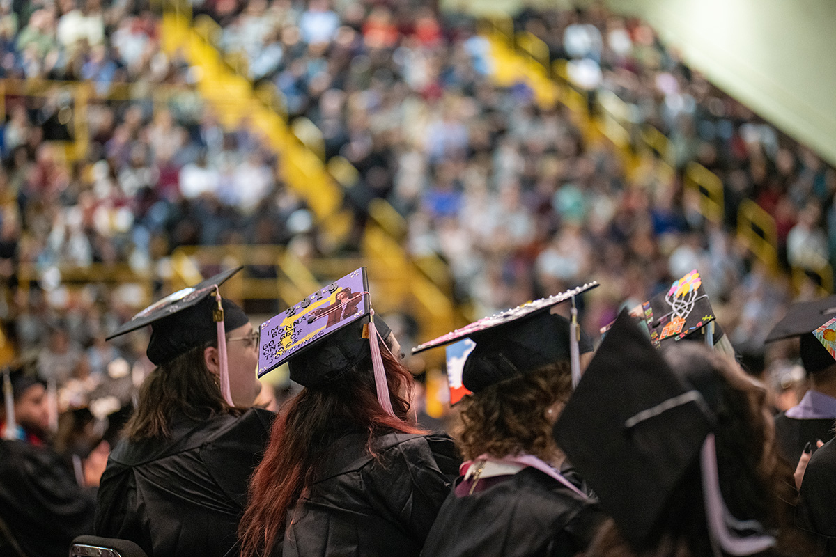 Graduates at a BW Commencement Ceremony