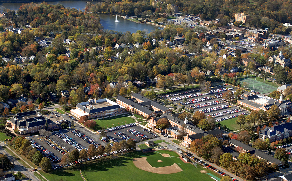 BW and Berea Ohio aerial photo