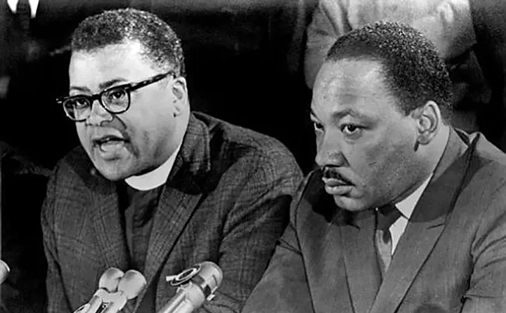 James Lawson with MLK