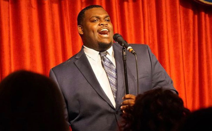 Marcus M. Martin performing as a BW undergrad.