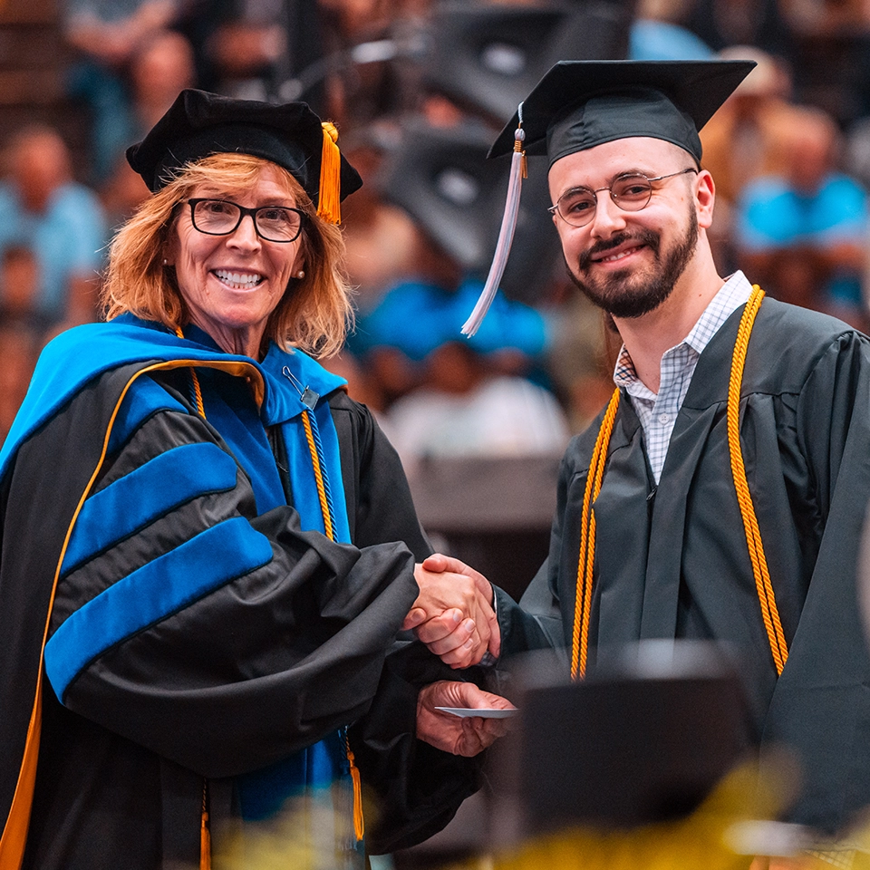 Congratulating our newest alumni!