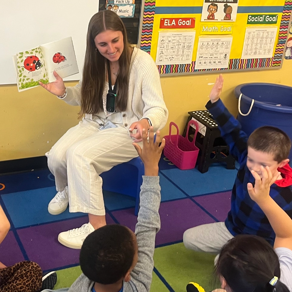 BW student teachers gain experience in the classroom starting in their first and second years in college.