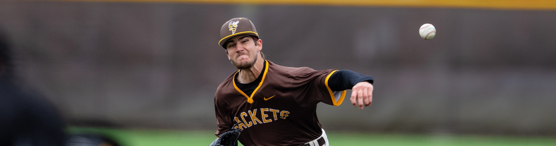 The Yellow Jackets baseball team in action this spring.