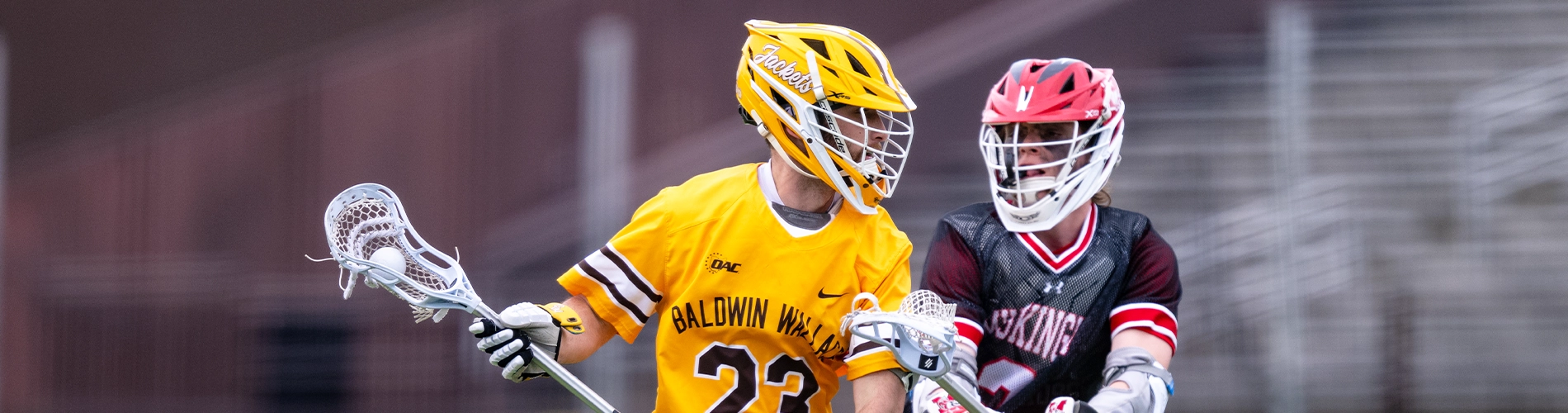 The BW men's lacrosse team is in action this spring.