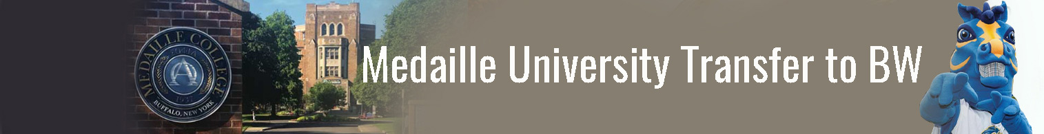 Banner: Transfer from Medaille College