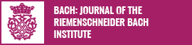 Bach: Journal of the Riemenschneider Institute button