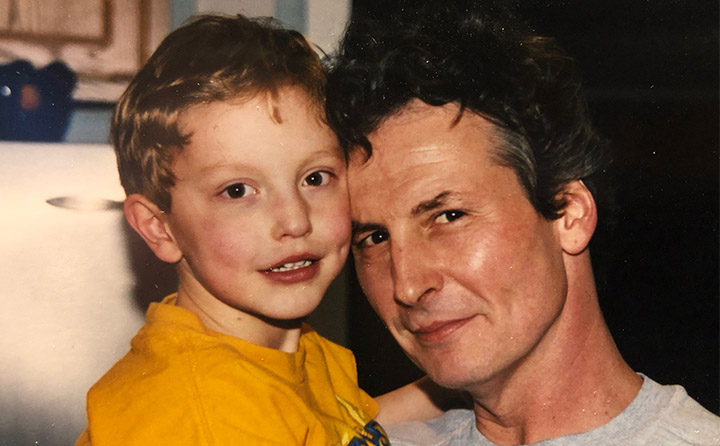 Photo of Ben with Dad