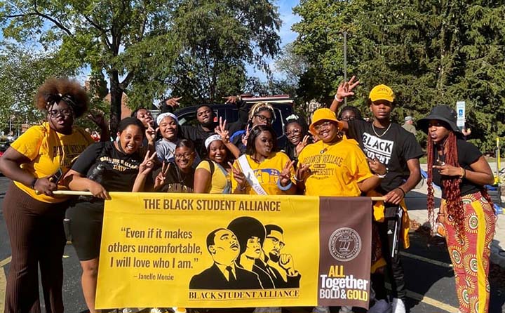 Photo of Students in Black Student Alliance