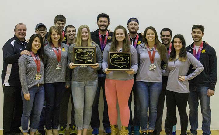 Men’s and Women’s Intercollegiate Racquetball Team