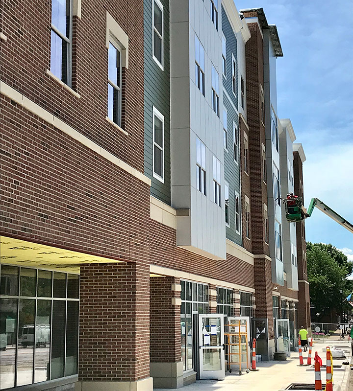 The new Front St. development is located adjacent to the BW Conservatory of Music’s Kulas Musical Arts Building.