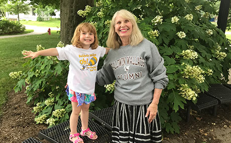 Maggie Eaton and her granddaughter Ella