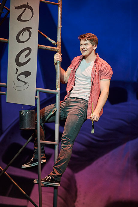 Colton Ryan '17 in BW's production of West Side Story (Photo by Roger Mastroianni)