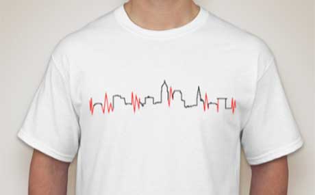 Photo of Heart Walk T-Shirt Design