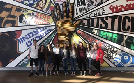 2018 BW Alternative Spring Break volunteers had a powerful experience during their visit to the Center for Civil and Human Rights.