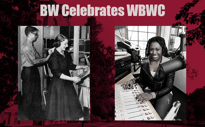 Historic and current photos in banner with wording saying BW celebrates WBWC