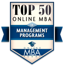 Online MBA Top 50 badge