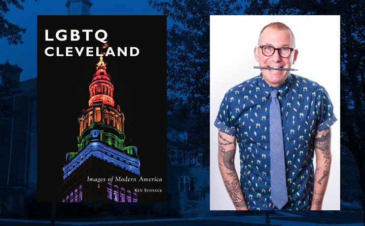 Ken Schneck and cover of LGBTQ Cleveland