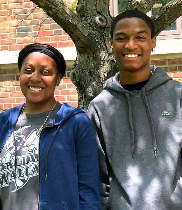 Photo of Victor Patterson and Kyerra Ervin of 2018 Upward Bound