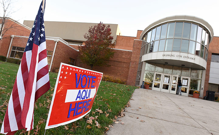 BW's Lou Higgins Recreation Center serves as an election polling place