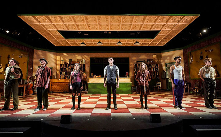The critically praised BW Music Theatre cast of "Once," staged at Beck Center in early 2019.