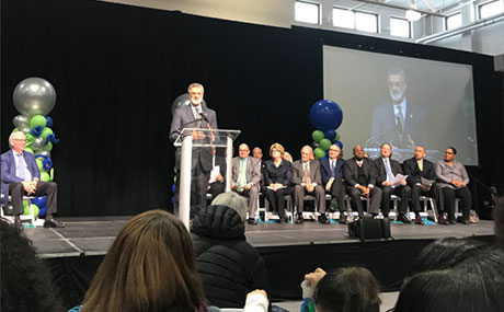 Cleveland Mayor Frank Jackson at the Say Yes to Education Cleveland announcement