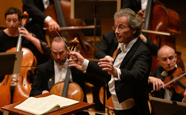 The Cleveland Orchestra,  featuring Music Director Franz Welser-Möst, performs at Baldwin Wallace University. -Photos by Dustin Franz