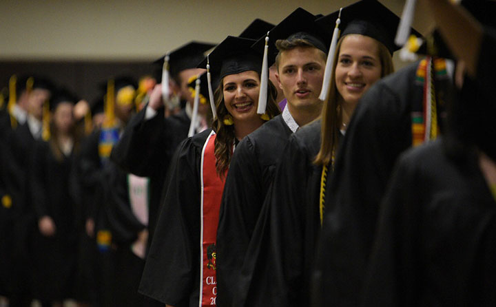 The Baldwin Wallace University "Class of 2019" celebrates commencement