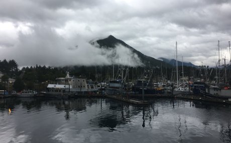 Photo of a harbor in Sitka, Alaska