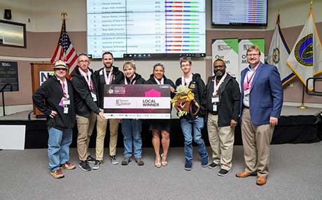 Photo of the BW CyberSec Team at the U.S. Department of Energy CyberForce Competition