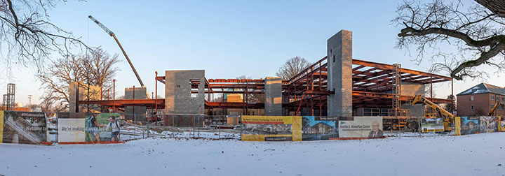 The Austin E. Knowlton Center, a new, high-tech home for Baldwin Wallace STEM programs, is scheduled to open in January 2021. The state-of-the-art building will support programming that helps to fulfill BW's 2023 Strategic Plan.