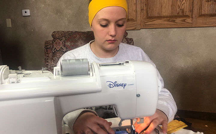 Caitlyn Collins '21 has made a successful transition from reliance on traveling craft shows to online sales, and even added custom products for the pandemic
