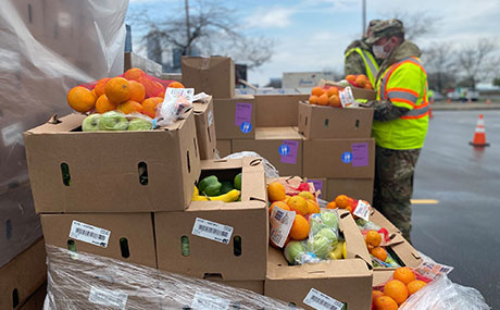 Greater Cleveland Food Bank food distribution