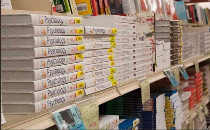Textbooks for sale in the BW campus stores
